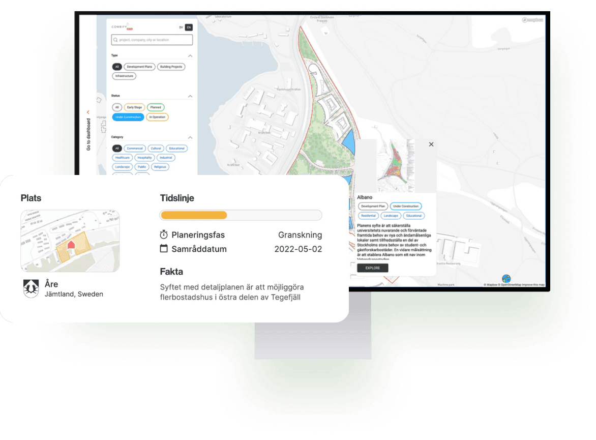 Combify platform visual