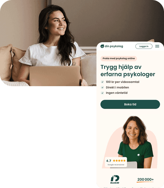 Din Psykolog platform visual