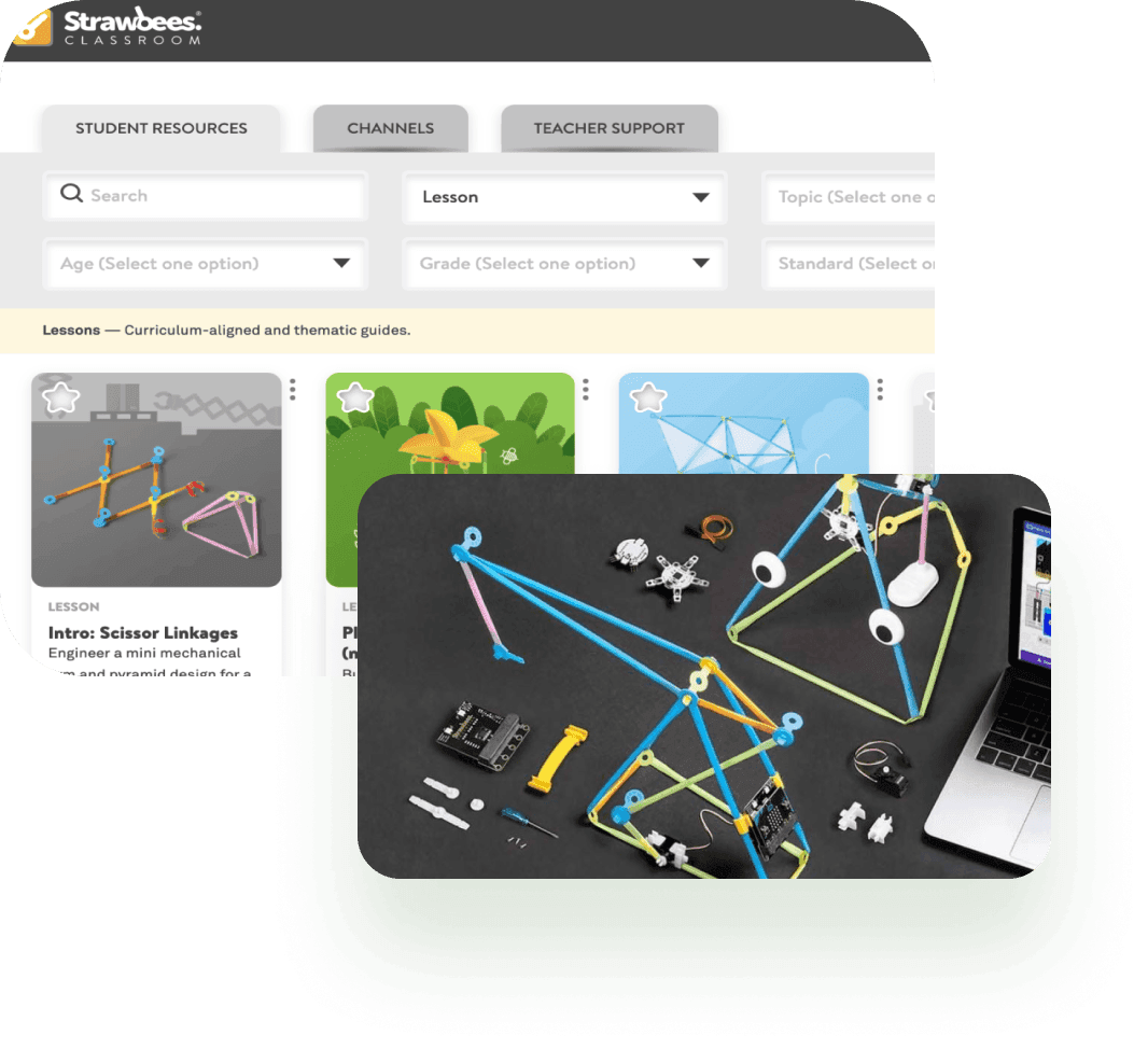 Strawbees platform visual